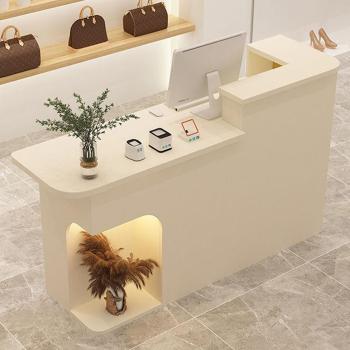 Großhandel B2B Rezeption Theke Bar Empfangstheke empfangstisch Counter Kassentisch Beige